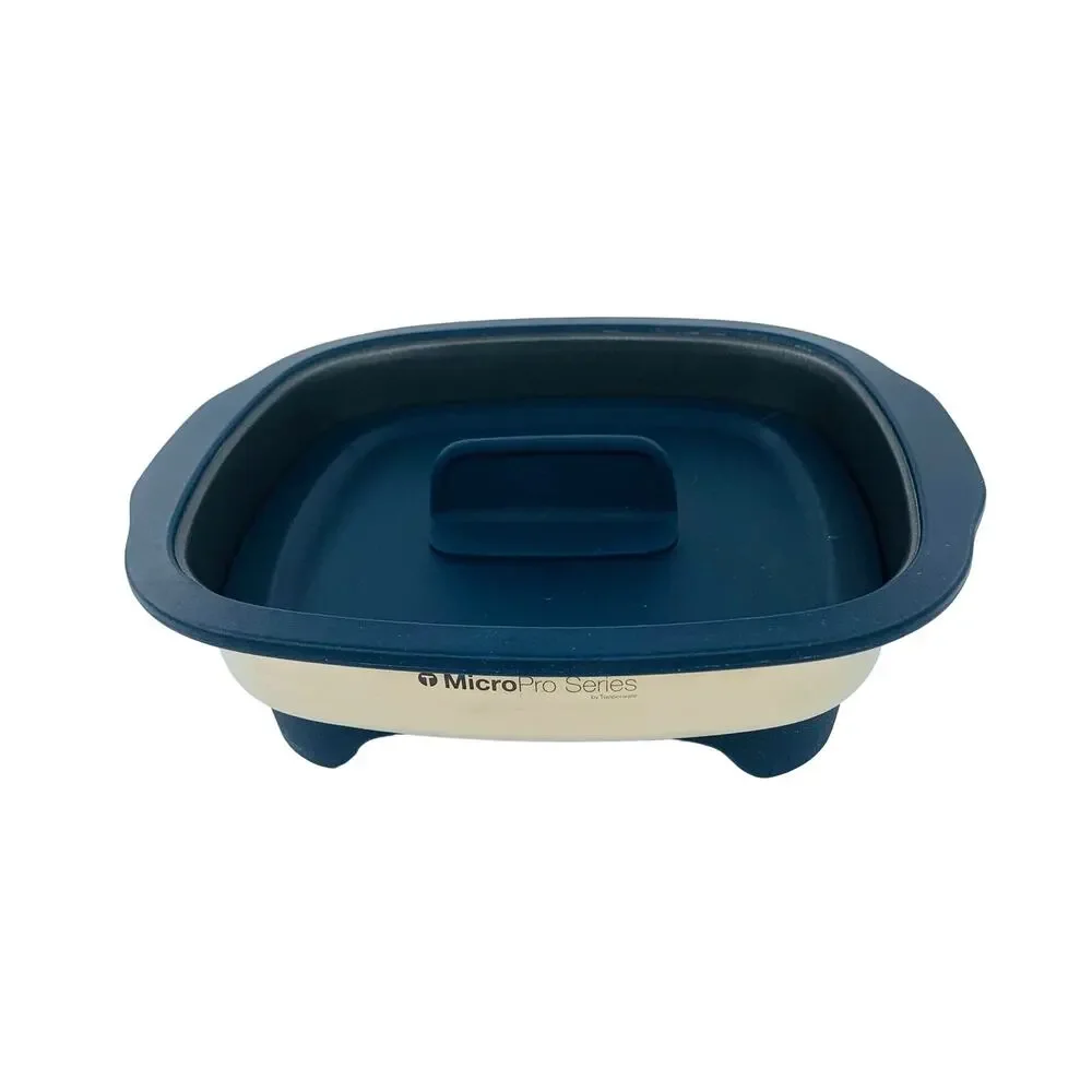 Tupperware Micropro Grill Series Base Lid Fast Microwave Cooking Meat Veggies